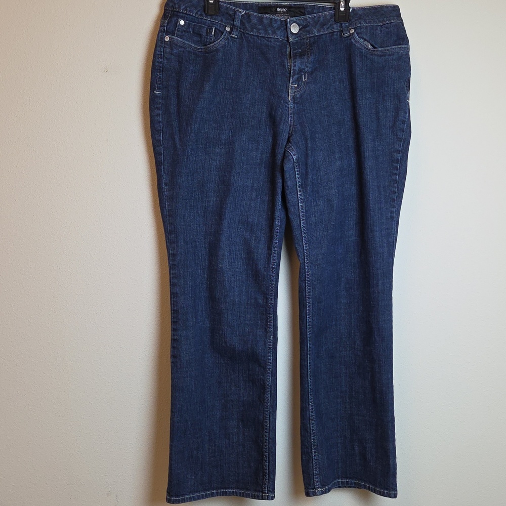 Mossimo Premium Dark Blue Boot Cut Women’s Jeans Size 18W/R